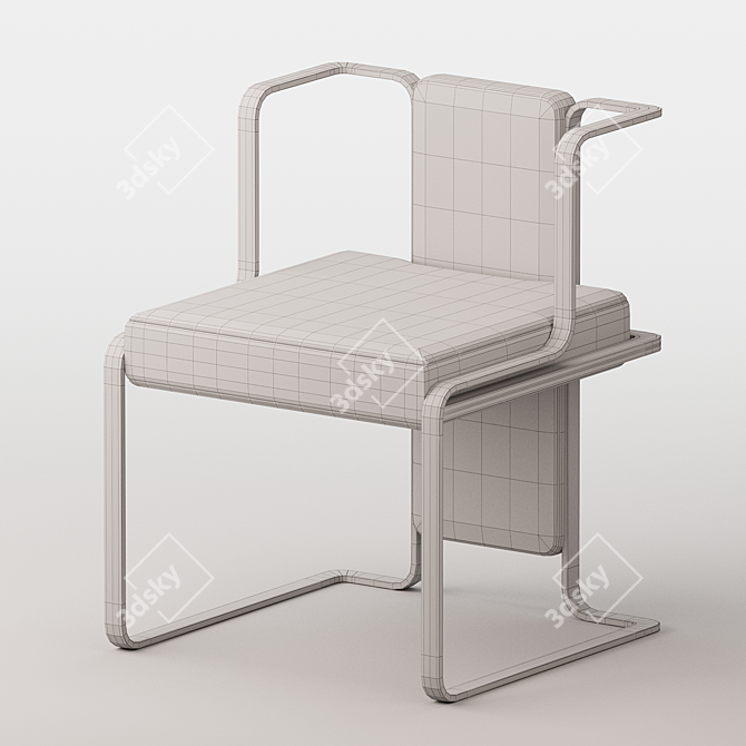 Modern Dining Chair Jarman 2017 3D model image 4