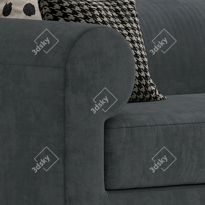  Westelm Joplin Sofa Unwrapped 3D model image 4