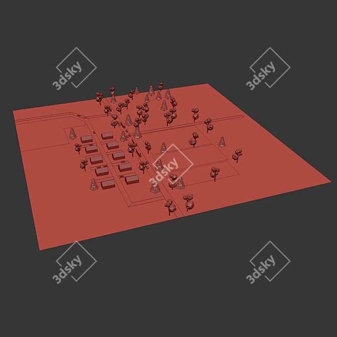 Drone-Captured Field Textures 3D model image 7