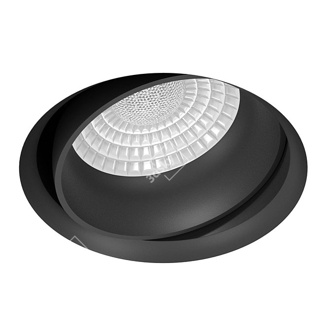 Modern Recessed Lights Collection 3D model image 2