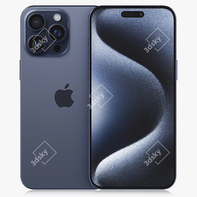 iPhone 15 Pro MAX Render Model 3D model image 6