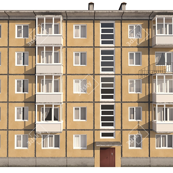 Modular Building Kit - Customizable Sizes 3D model image 4