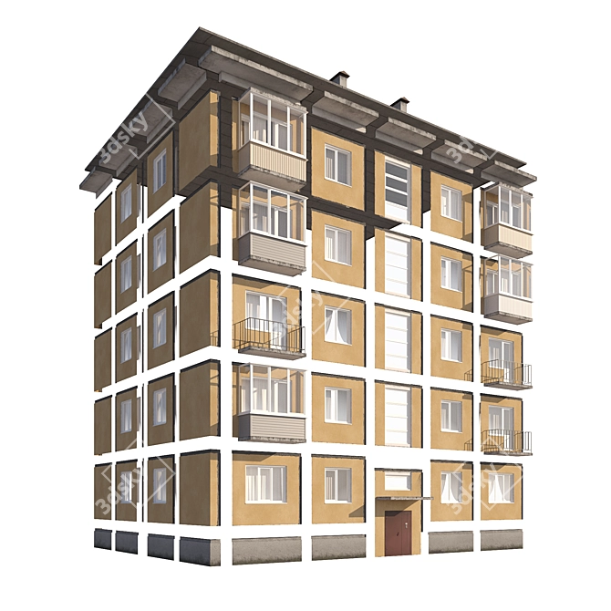 Modular Building Kit - Customizable Sizes 3D model image 5