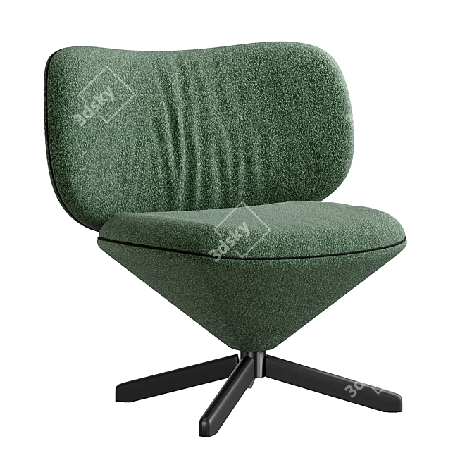 Modern Comfort: Tortuga Sancal Chair 3D model image 2