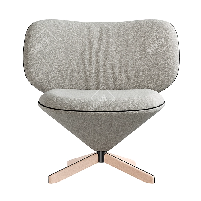 Modern Comfort: Tortuga Sancal Chair 3D model image 3