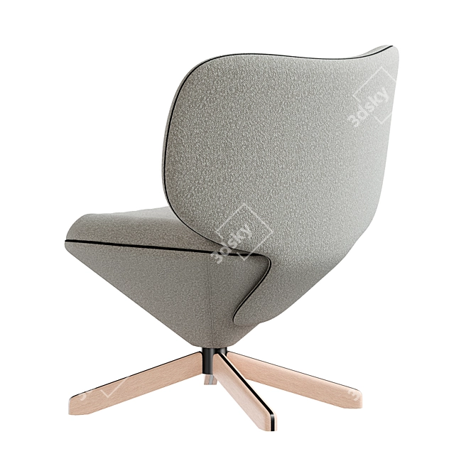 Modern Comfort: Tortuga Sancal Chair 3D model image 5