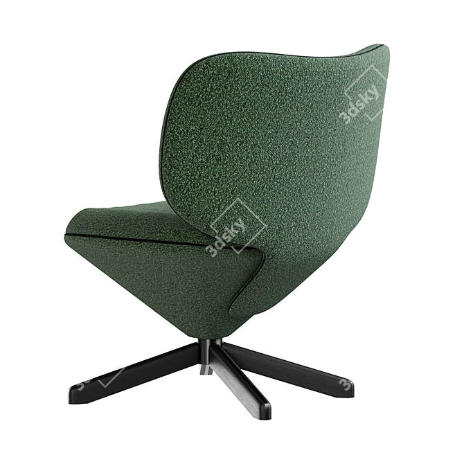 Modern Comfort: Tortuga Sancal Chair 3D model image 6