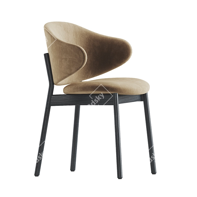 Elegant Holly Chair: Modish Comfort 3D model image 4