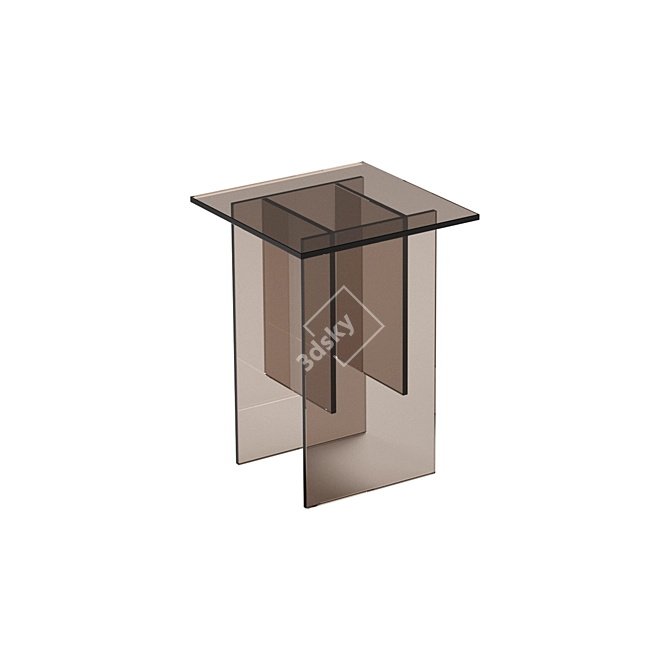 Sleek Perry Coffee Table in 3D 3D model image 2