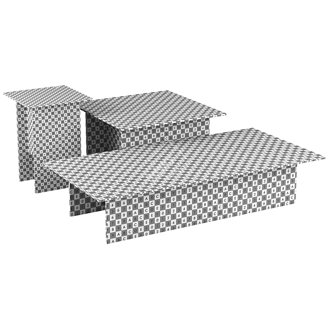 Sleek Perry Coffee Table in 3D 3D model image 6