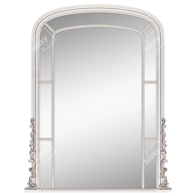 Customizable Handcrafted Amalia Mirror 3D model image 2