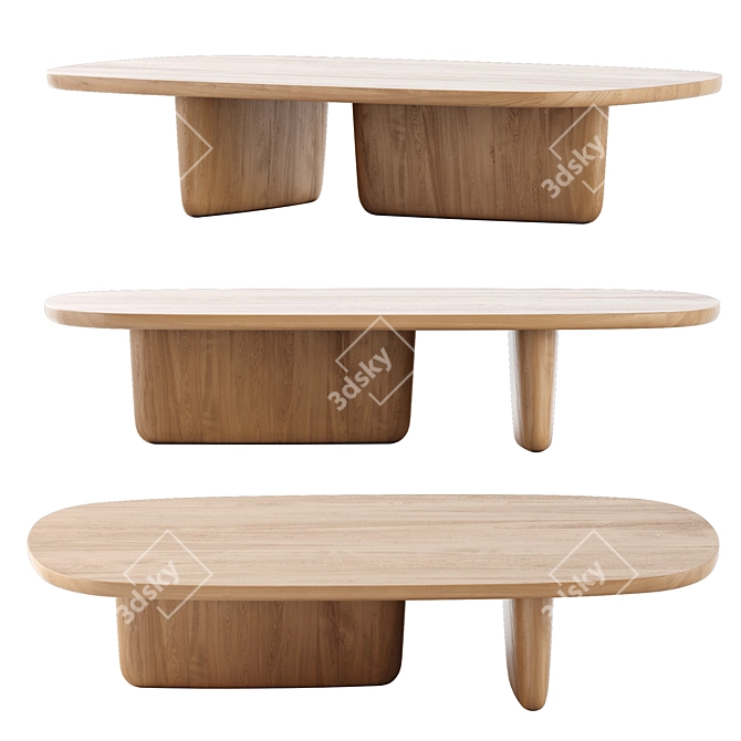 Tobi-Ishi Small Tables, Bebitalia Collection 3D model image 10