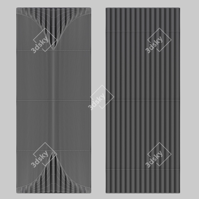 Geometric 3D Panel Kit 3D model image 3