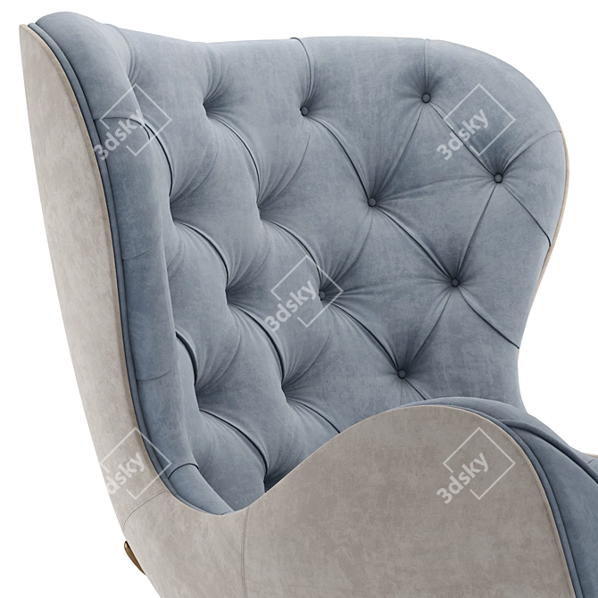 Volpi Marion Modern Armchair 3D model image 4