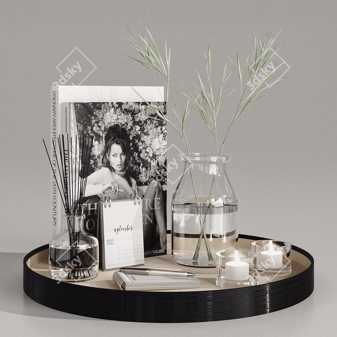 High-Quality Decorative Set 48 3D model image 1