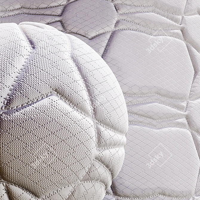 Customizable Fabric Mattress Textures 3D model image 3