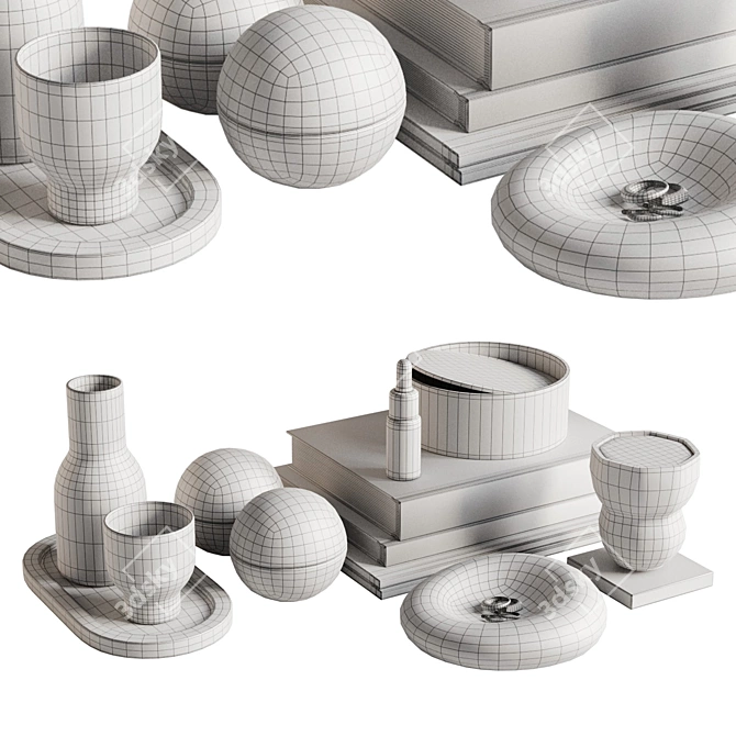 Frama Decor Set with High-Quality 3D Models 3D model image 6