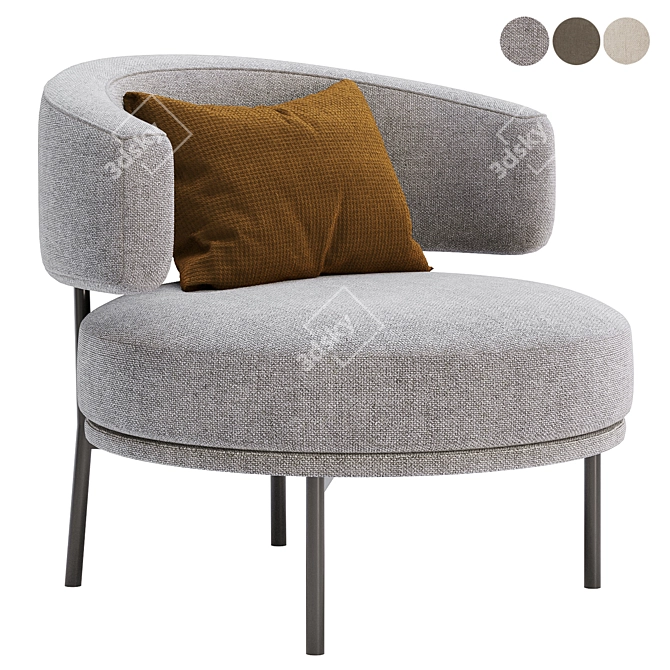 Comfort Chic Lounge Set 3D model image 3