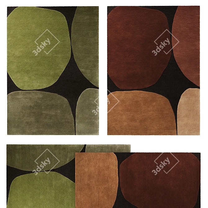 Moss Terra Rug: 3D Model 3D model image 1