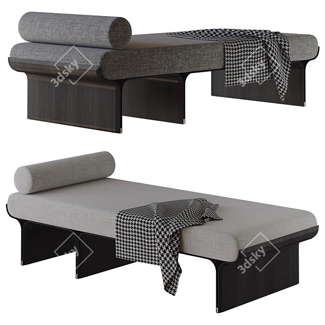 Luxury 3D Stami Daybed Model 3D model image 2