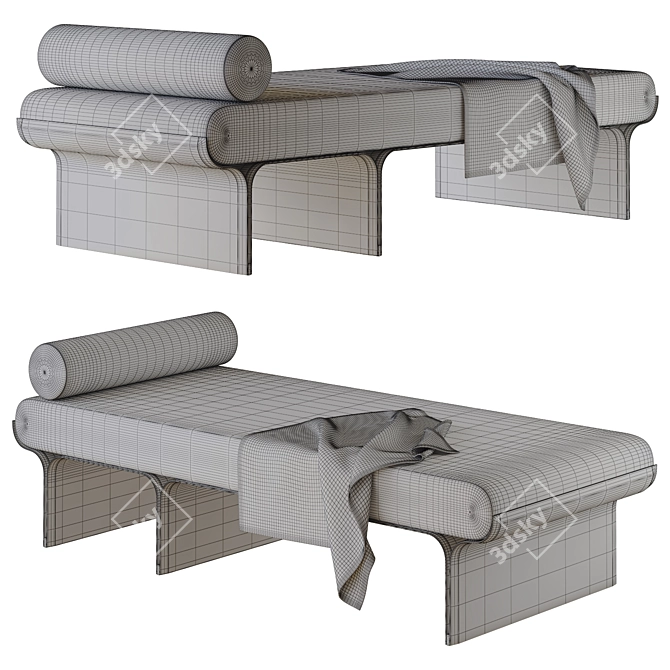 Luxury 3D Stami Daybed Model 3D model image 3