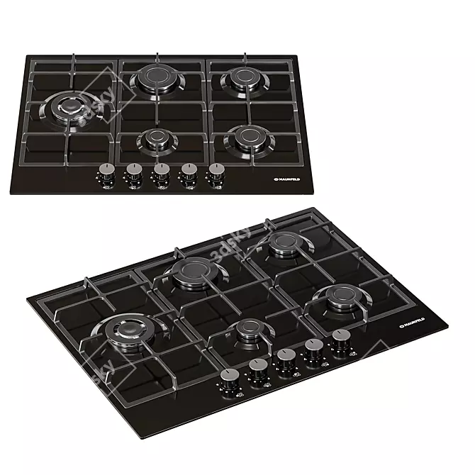 Maunfeld Modern Appliance Set Bundle 3D model image 2