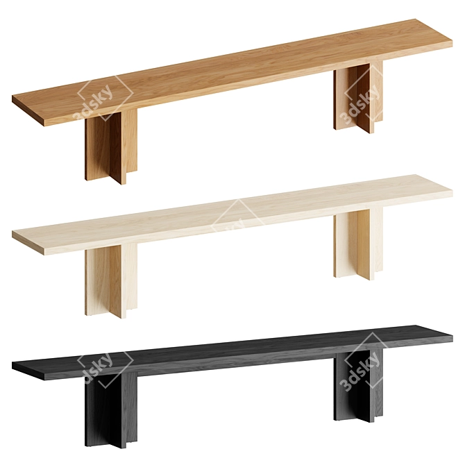 Passoni BARON Bench 3D model image 1