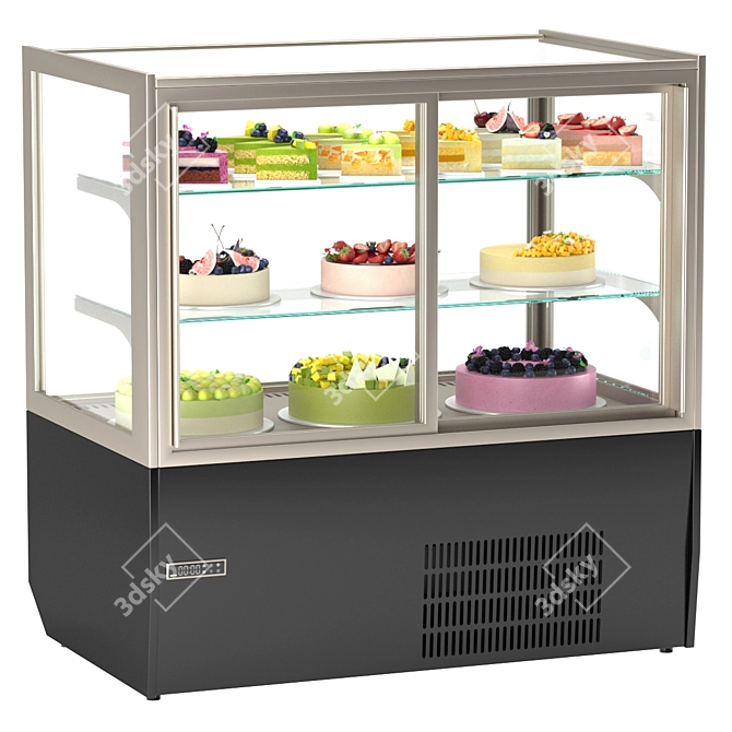 Bakery Display Refrigeration Unit 3D model image 2