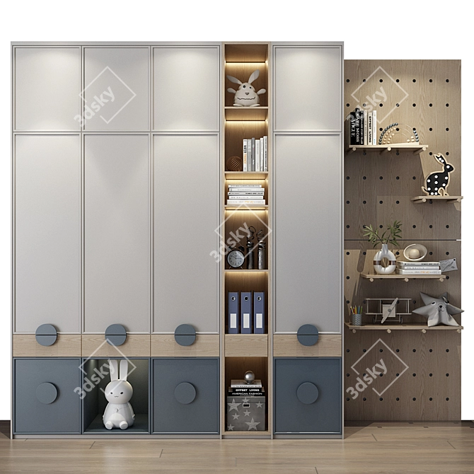 Custom Composition 3D Furniture Model 3D model image 1