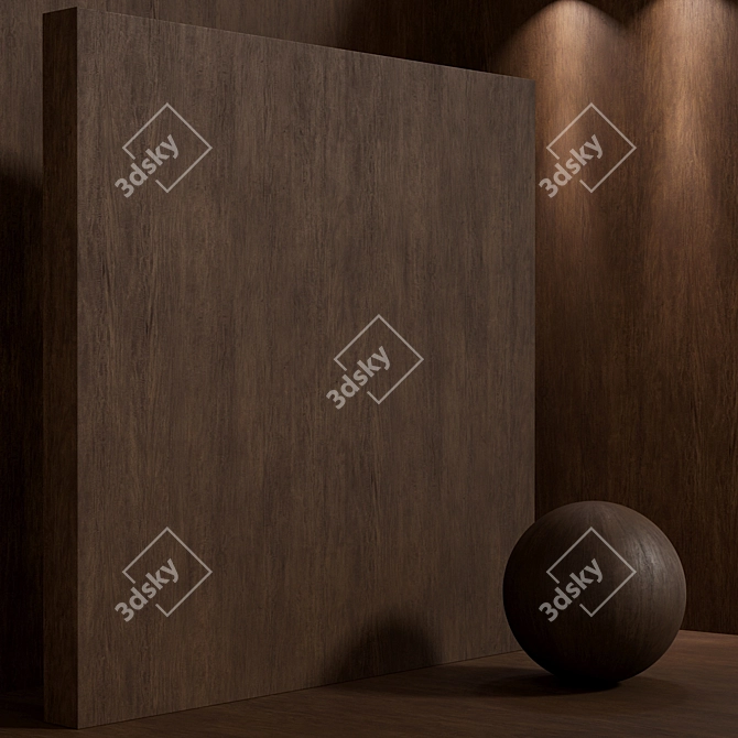 Aged Wood Seamless Texture Collection 3D model image 6