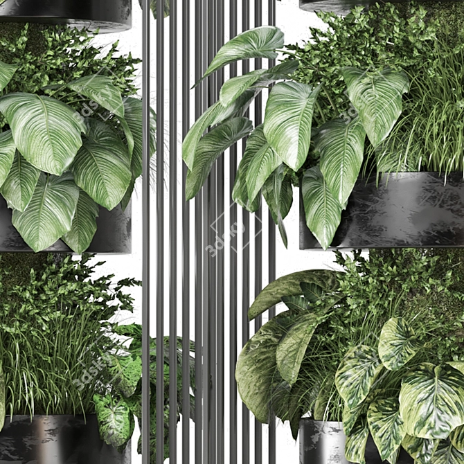 Exquisite Indoor Plants Collection 3D model image 5