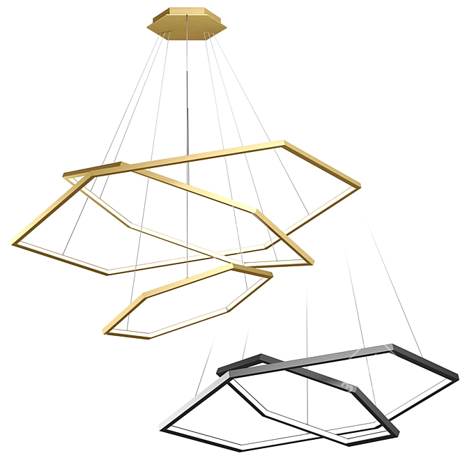 Centersvet PDNT Six Pendant Light 3D model image 1