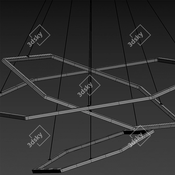 Centersvet PDNT Six Pendant Light 3D model image 4