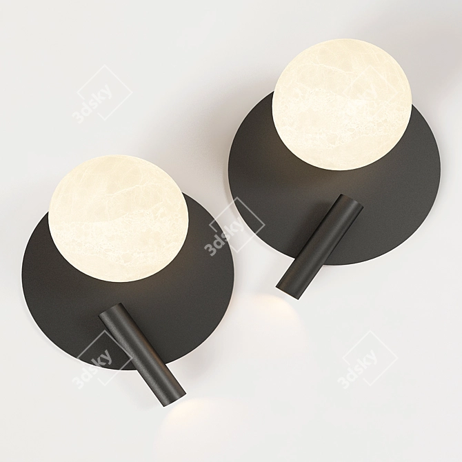 Modern ELVIN Lamp Set 3D model image 3