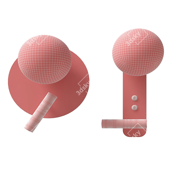 Modern ELVIN Lamp Set 3D model image 4