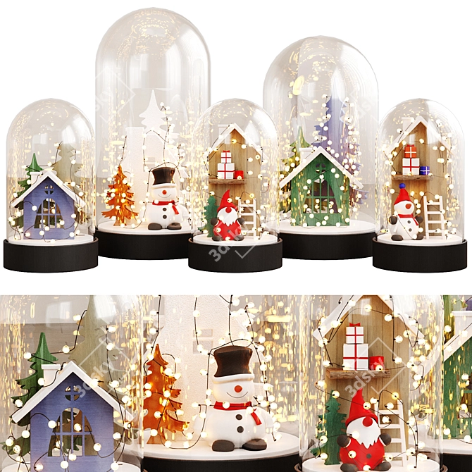 Festive Decor Set 3D model image 1