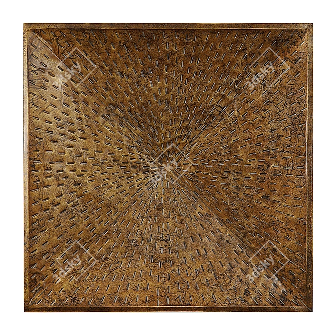 Elegant Blaise Metal Wall Decor 3D model image 1