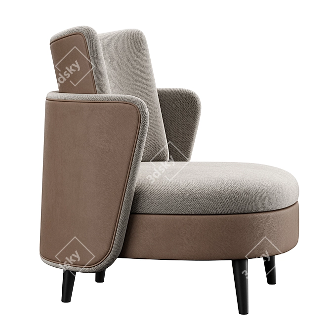 Ched Konyshev Armchair 3D model image 2