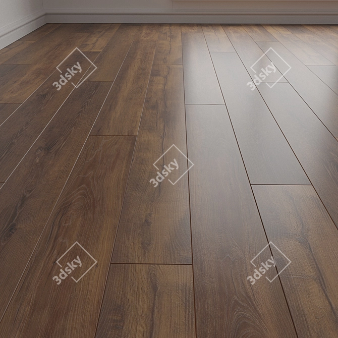 Versatile 3D Parquet Flooring Texture 3D model image 1