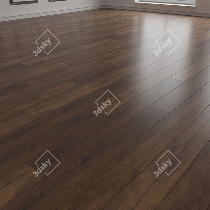 Versatile 3D Parquet Flooring Texture 3D model image 2