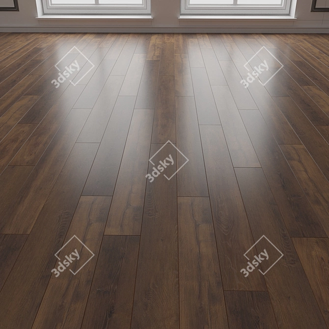 Versatile 3D Parquet Flooring Texture 3D model image 3