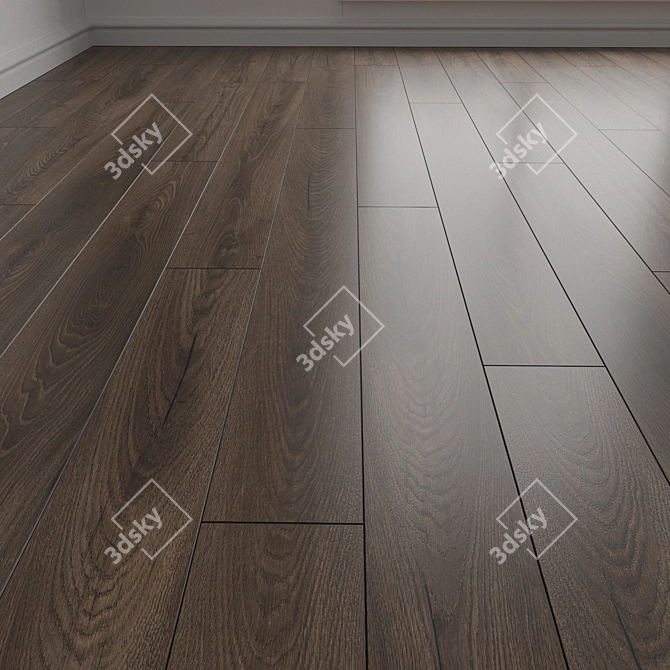 Premium Wood Floor Texture Pack 3D model image 1