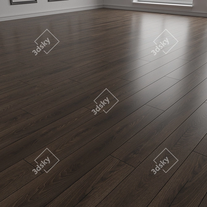 Premium Wood Floor Texture Pack 3D model image 2