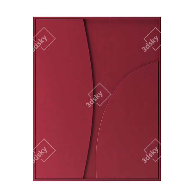 Kasbah Design 3D Wall Art 3D model image 3