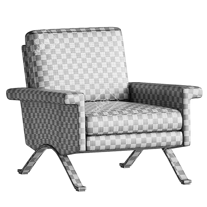 Modern Armchair by Cassina 3D model image 3