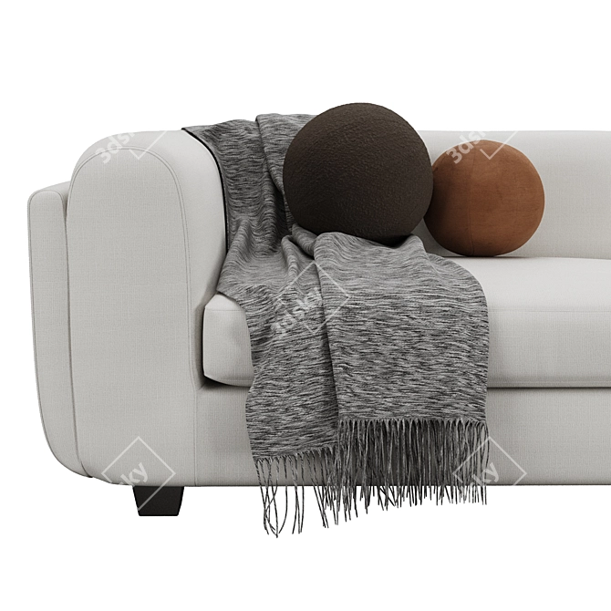 Bailey Sofa: Modern Elegance Design 3D model image 2