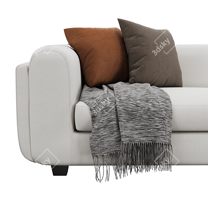 Bailey Sofa: Modern Elegance Design 3D model image 13