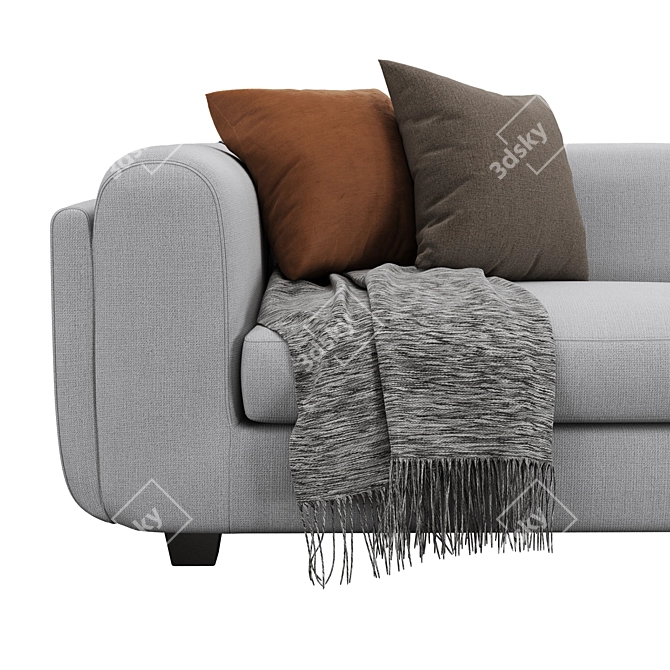 Bailey Sofa: Modern Elegance Design 3D model image 14