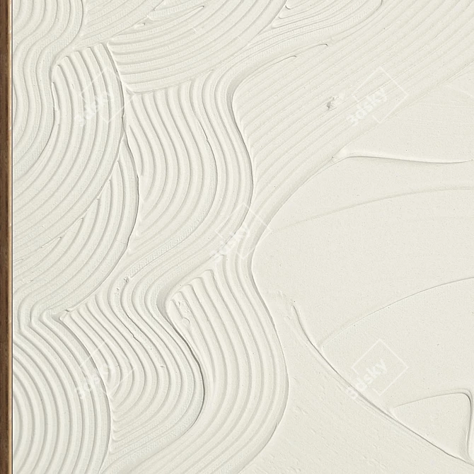 Texture Plaster 2-Photo Frame 3D 3D model image 5