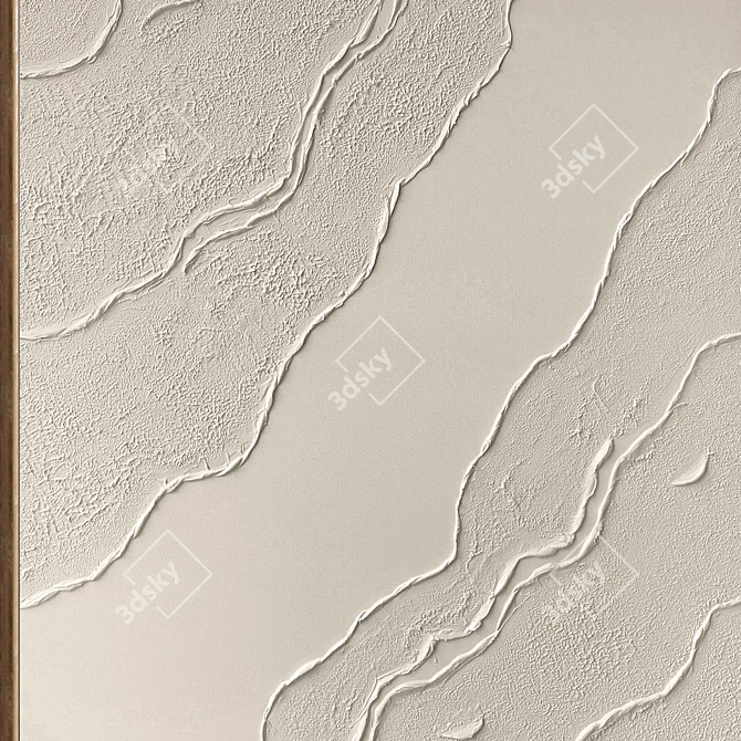 Plaster Duo Frame Set 589 3D model image 3